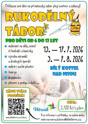 Děti se mohou přihlásit na příměstský tábor...
